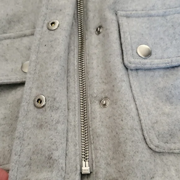 🆕️ GAP GIRLS GREY WOOL COAT 🤍 - Picture 6 of 10